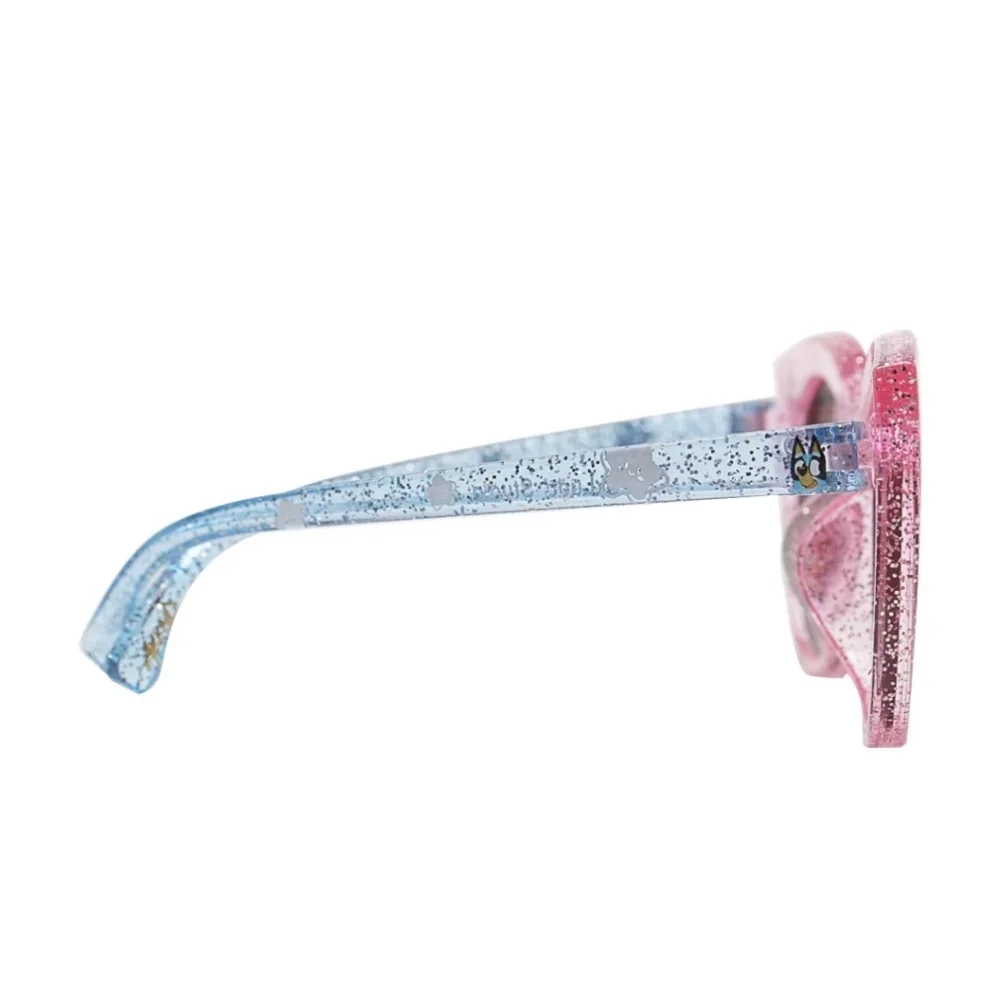 NWT Bluey Girls 100% UV Protection Pink Cateye Sunglasses & Lip Balm Bundle